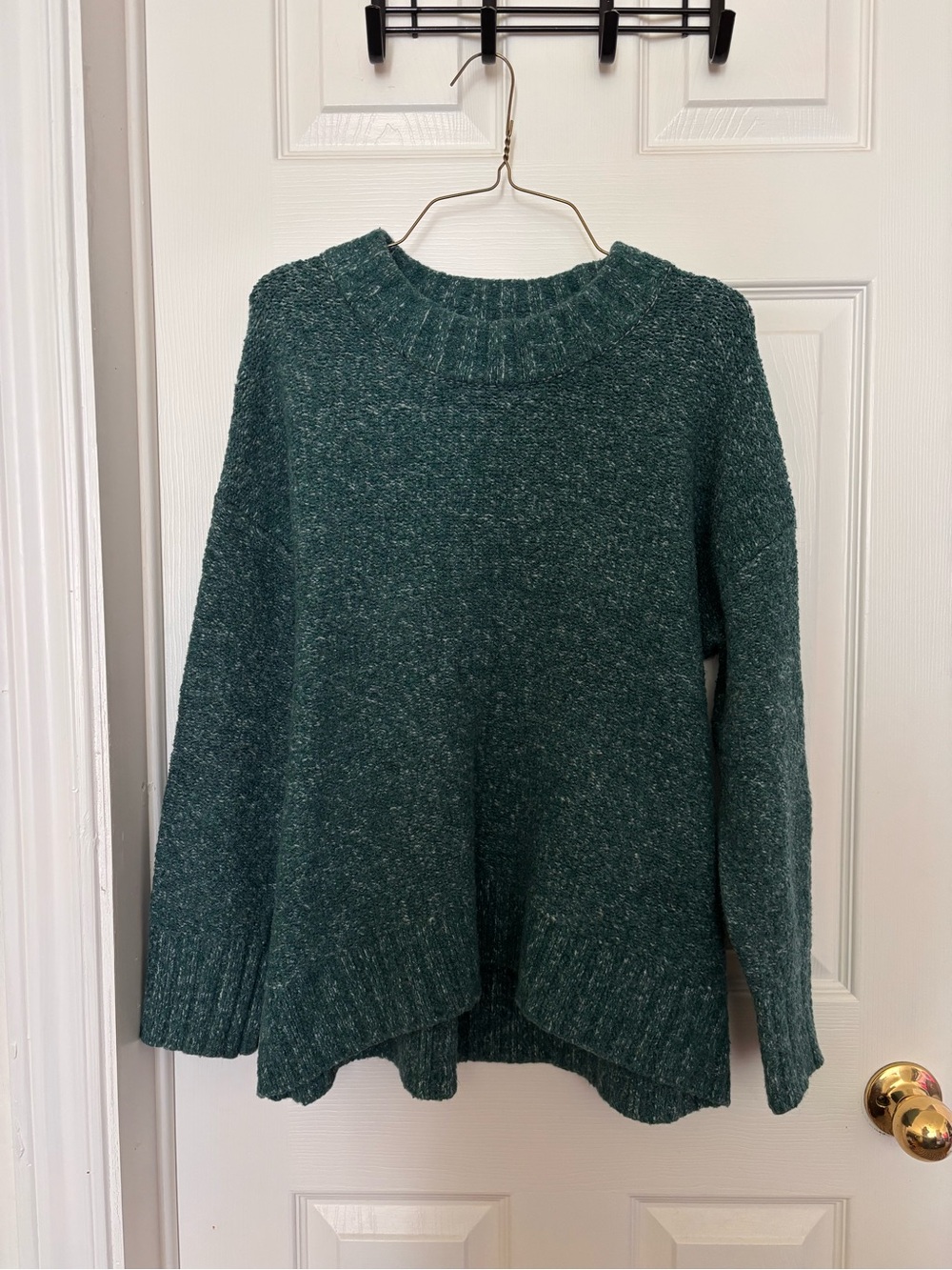 Old Navy Chunky Teal Green Sweater